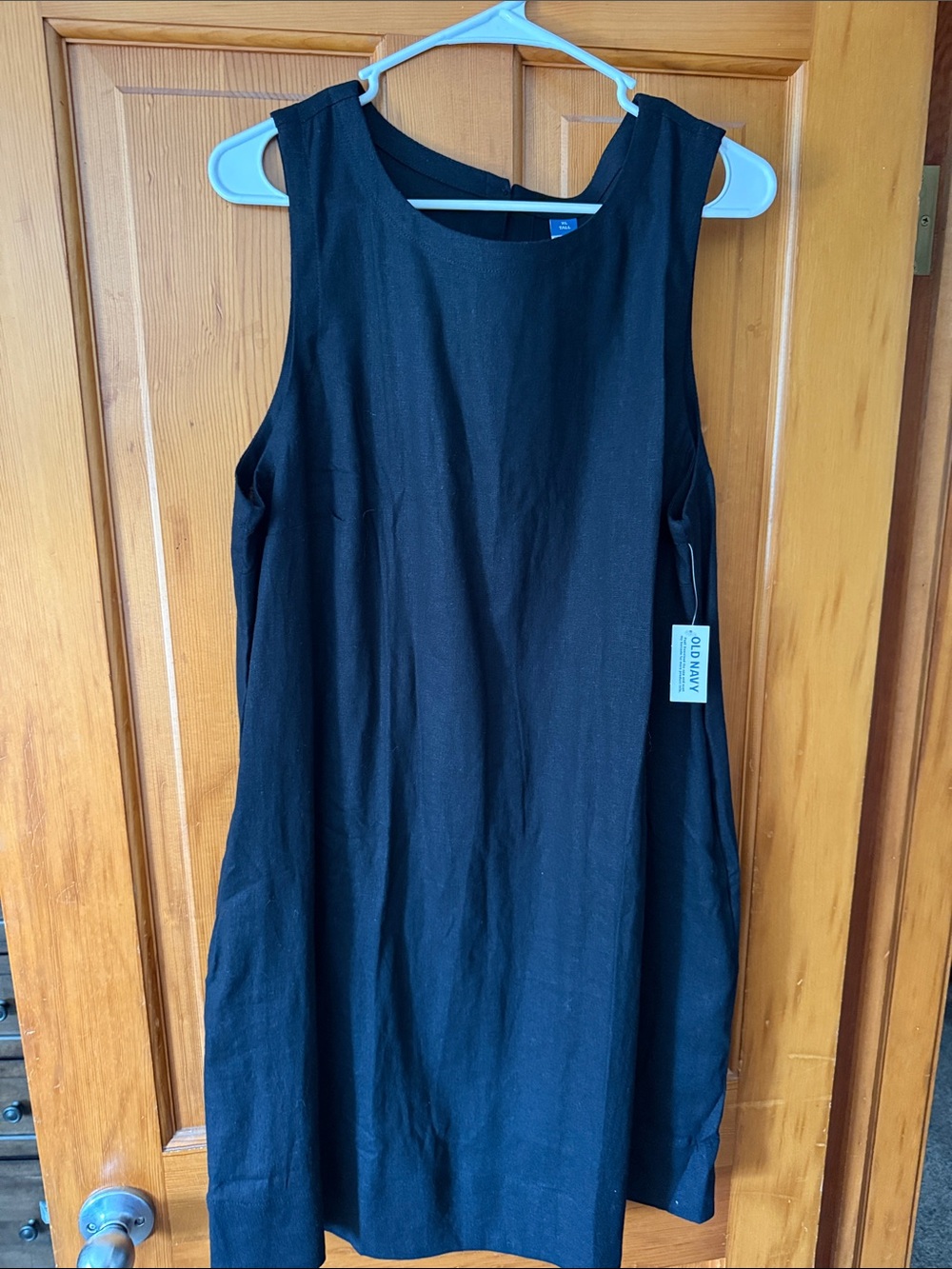 Old Navy Black Sleeveless Shift Dress size XL tall